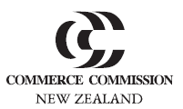 Commerce Commision NZ