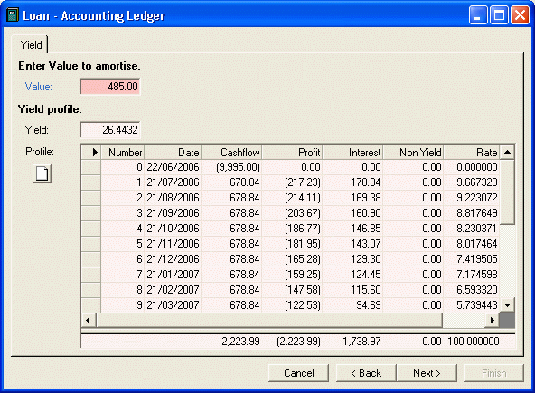 finPOWER GL Accounts 2 Sdump